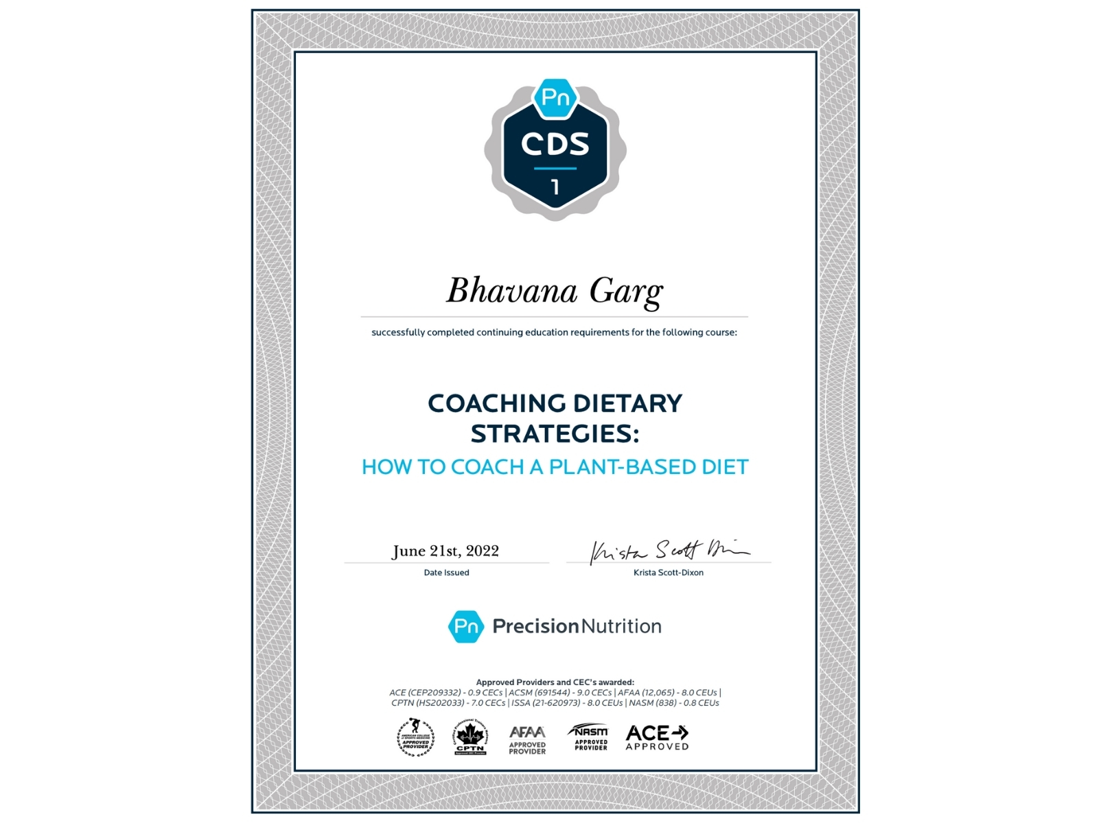 Precision Nutrition Plant-based Diet