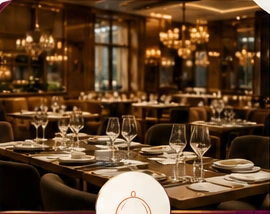 Hospitality and restaurant setting